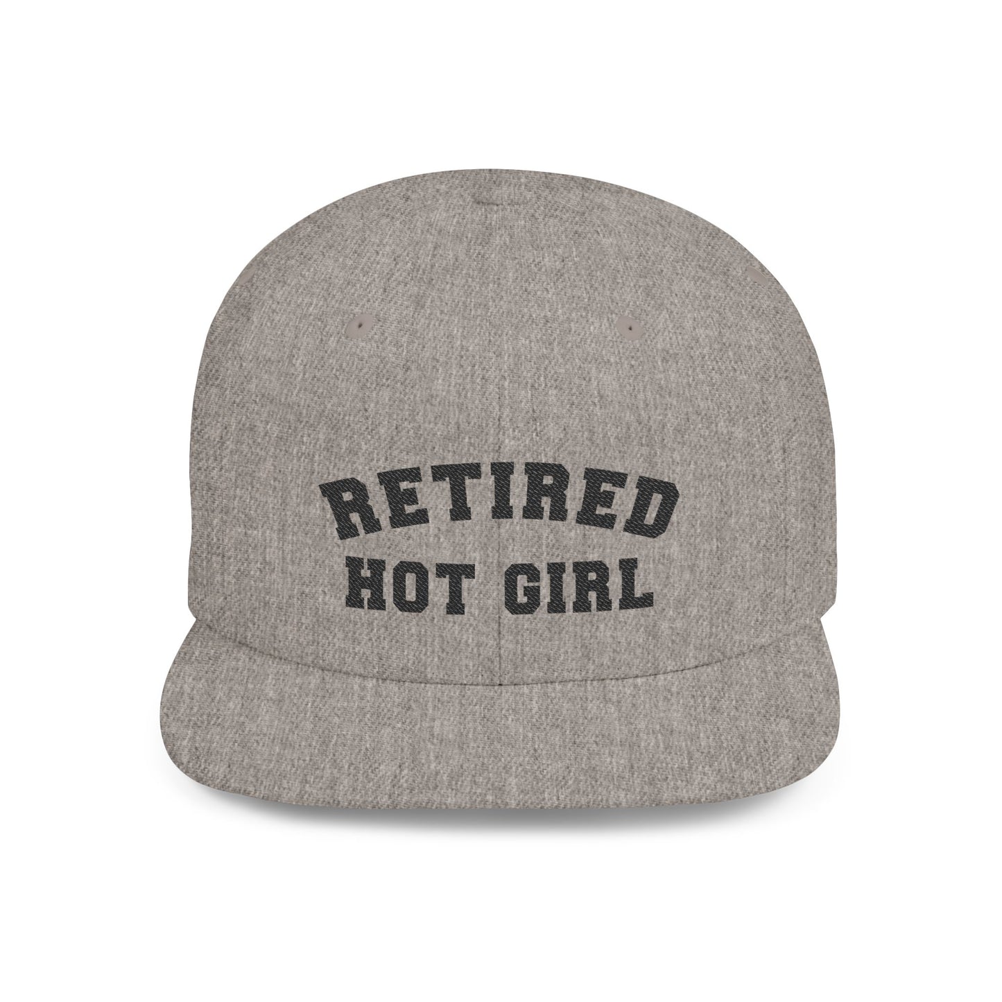 Retired Hot Girl Embroidered Cap | Funny Mom Life Hat in Multiple Colors