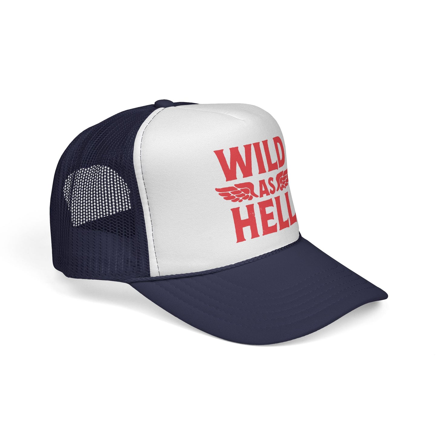 Wild as Hell Trucker Hat, Otto Trucker Cap, Country Girl Hats, Country Boy Hats, Country Saying Hats, Funny Trucker Hat, Bachelor Party Hat