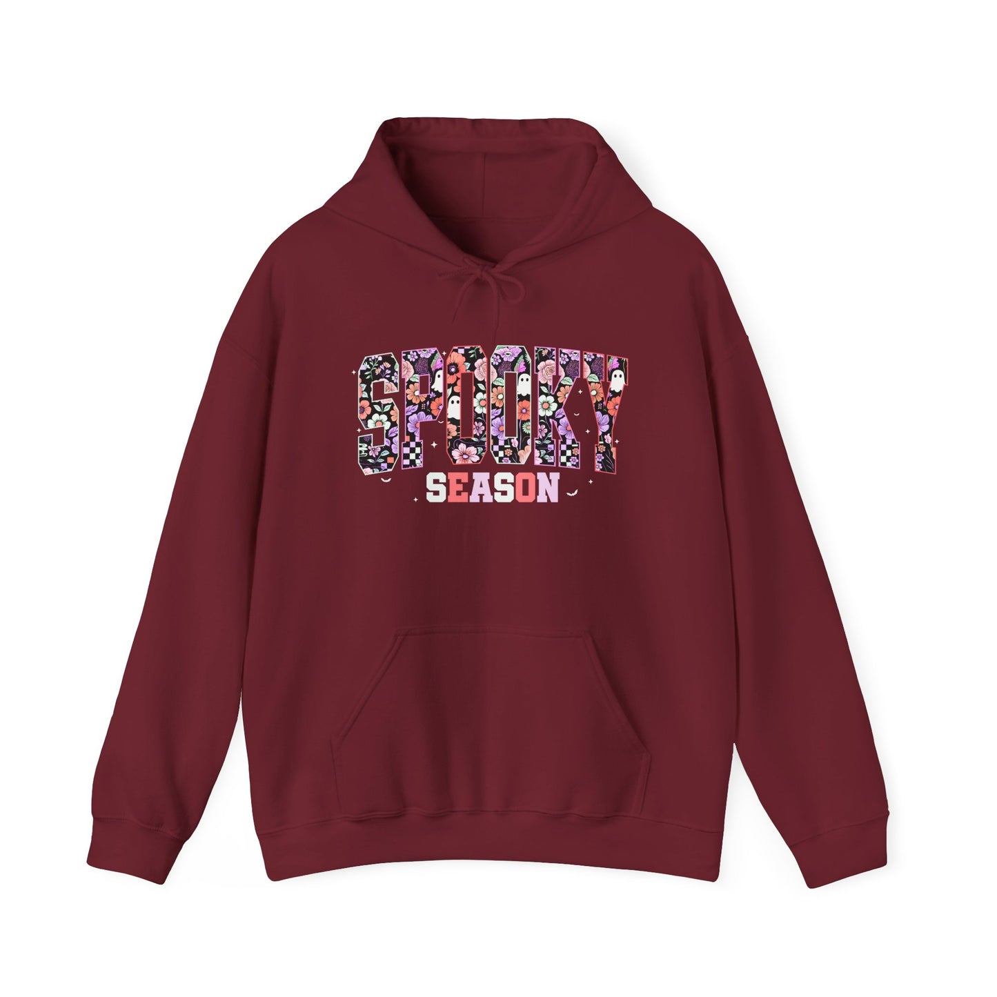 Spooky Season Halloween Hoodie β Oversized Fall Sweatshirt, Cute Ghost Print, Cozy Pullover