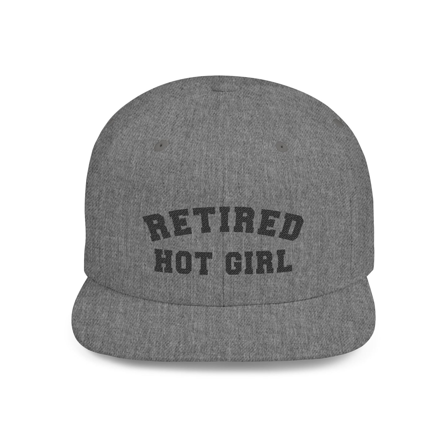 Retired Hot Girl Embroidered Cap | Funny Mom Life Hat in Multiple Colors