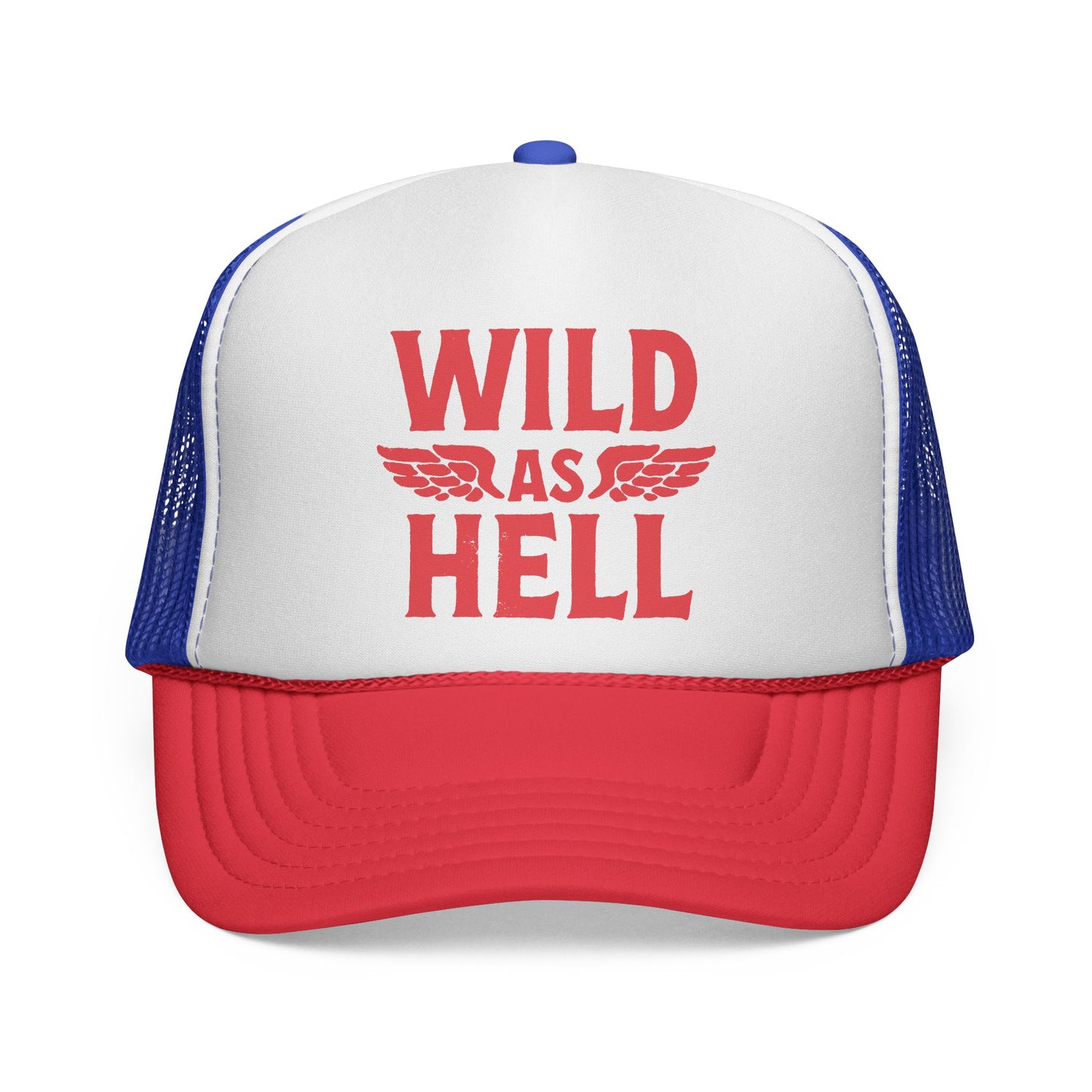 Wild as Hell Trucker Hat, Otto Trucker Cap, Country Girl Hats, Country Boy Hats, Country Saying Hats, Funny Trucker Hat, Bachelor Party Hat