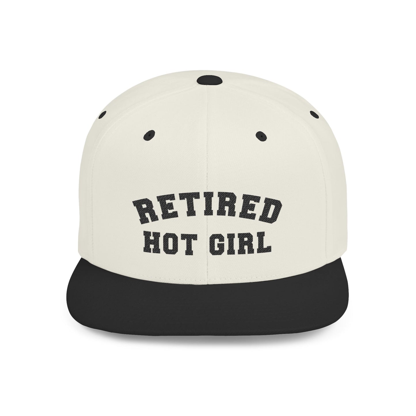 Retired Hot Girl Embroidered Cap | Funny Mom Life Hat in Multiple Colors