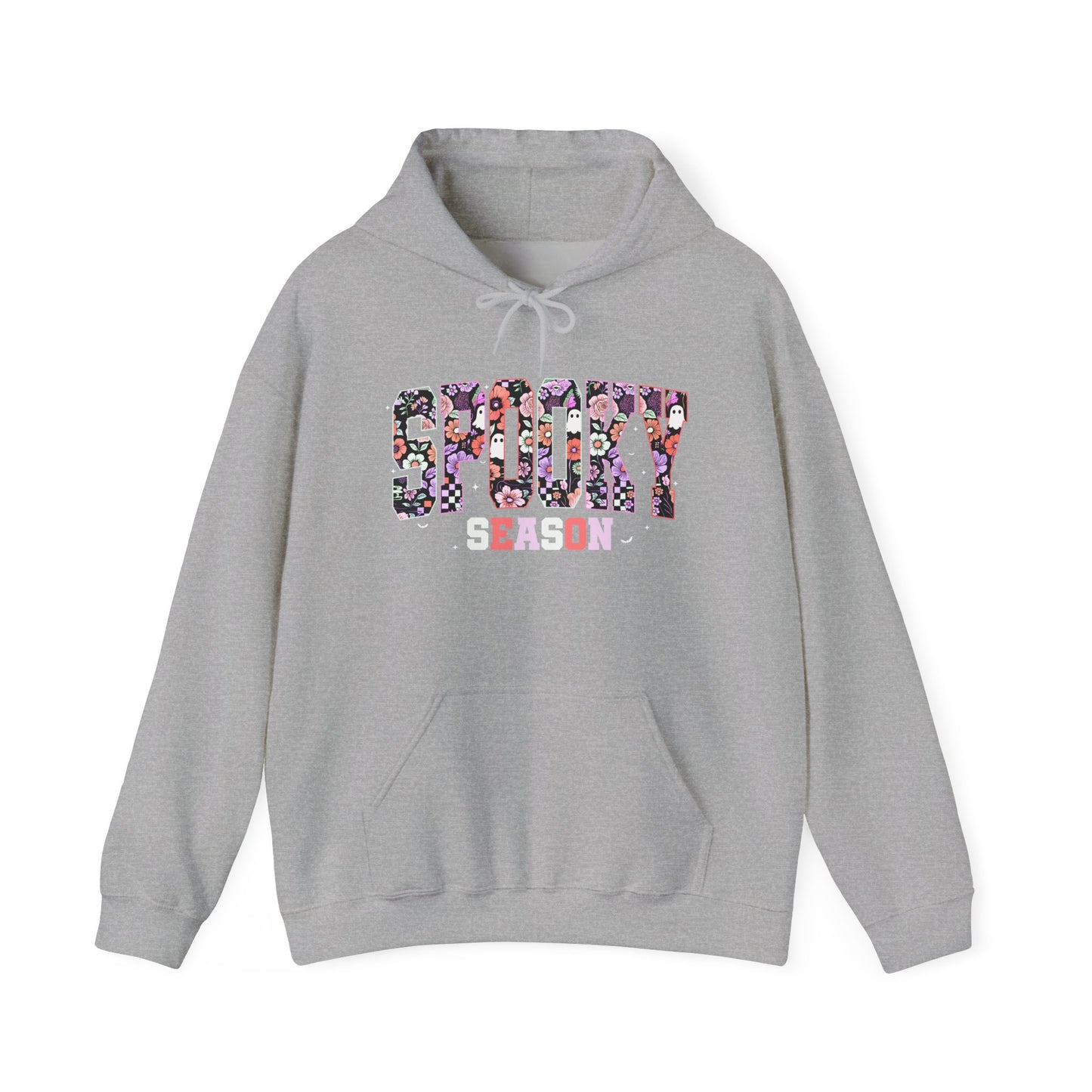 Spooky Season Halloween Hoodie β Oversized Fall Sweatshirt, Cute Ghost Print, Cozy Pullover
