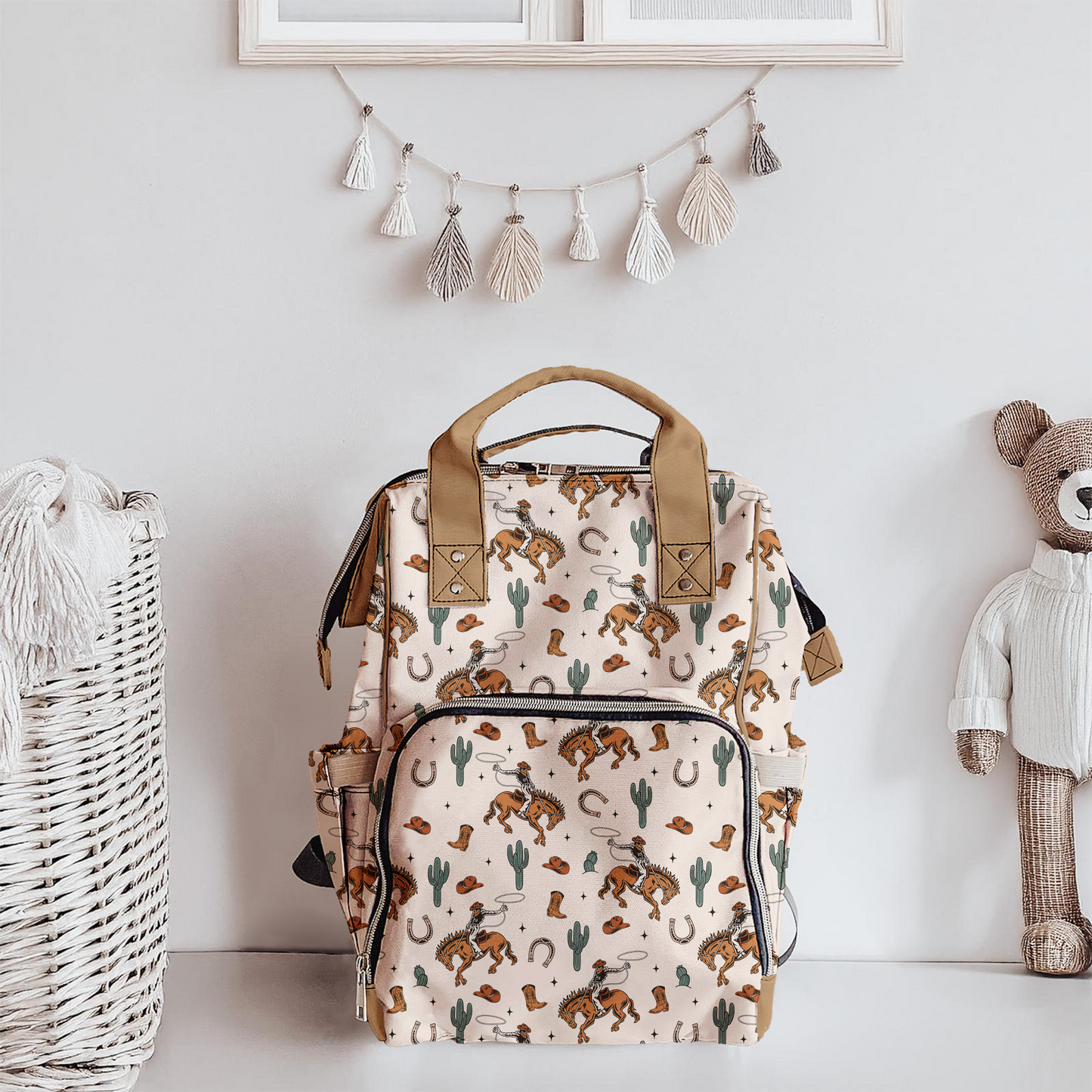 Cowboy Diaper Backpack β Stylish & Functional Baby Bag