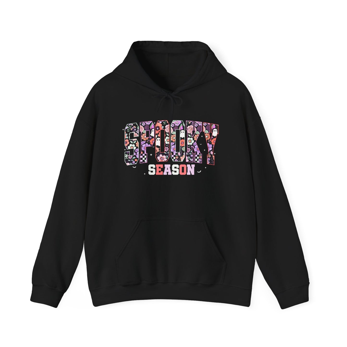 Spooky Season Halloween Hoodie β Oversized Fall Sweatshirt, Cute Ghost Print, Cozy Pullover