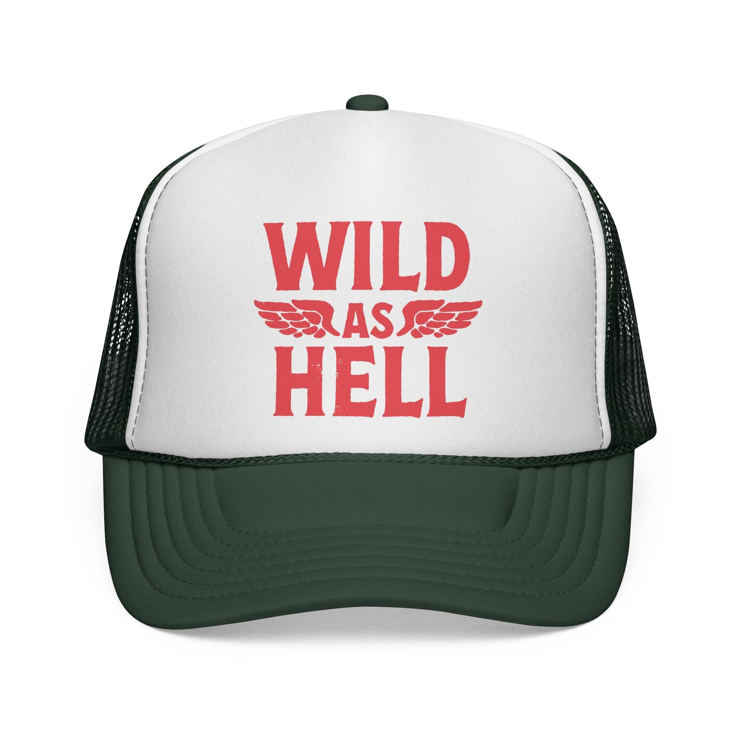 Wild as Hell Trucker Hat, Otto Trucker Cap, Country Girl Hats, Country Boy Hats, Country Saying Hats, Funny Trucker Hat, Bachelor Party Hat