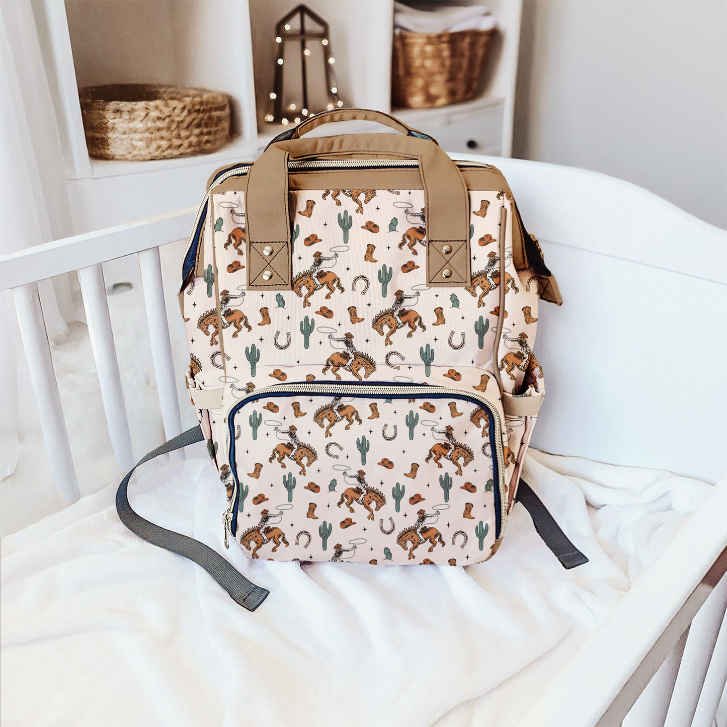 Cowboy Diaper Backpack β Stylish & Functional Baby Bag