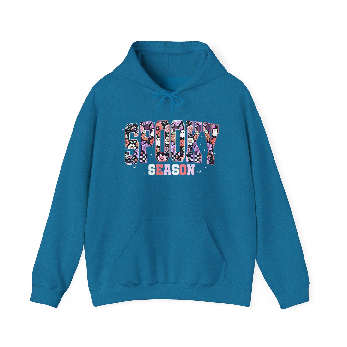 Spooky Season Halloween Hoodie β Oversized Fall Sweatshirt, Cute Ghost Print, Cozy Pullover