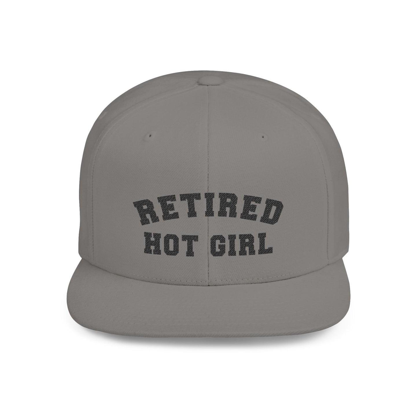 Retired Hot Girl Embroidered Cap | Funny Mom Life Hat in Multiple Colors