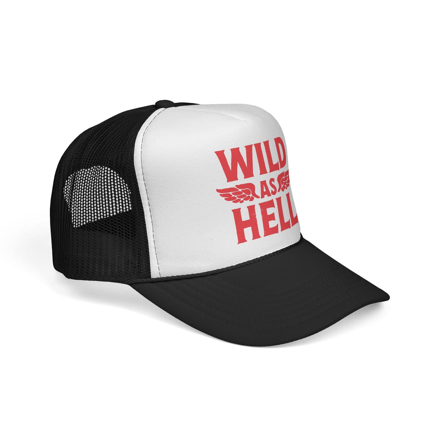 Wild as Hell Trucker Hat, Otto Trucker Cap, Country Girl Hats, Country Boy Hats, Country Saying Hats, Funny Trucker Hat, Bachelor Party Hat