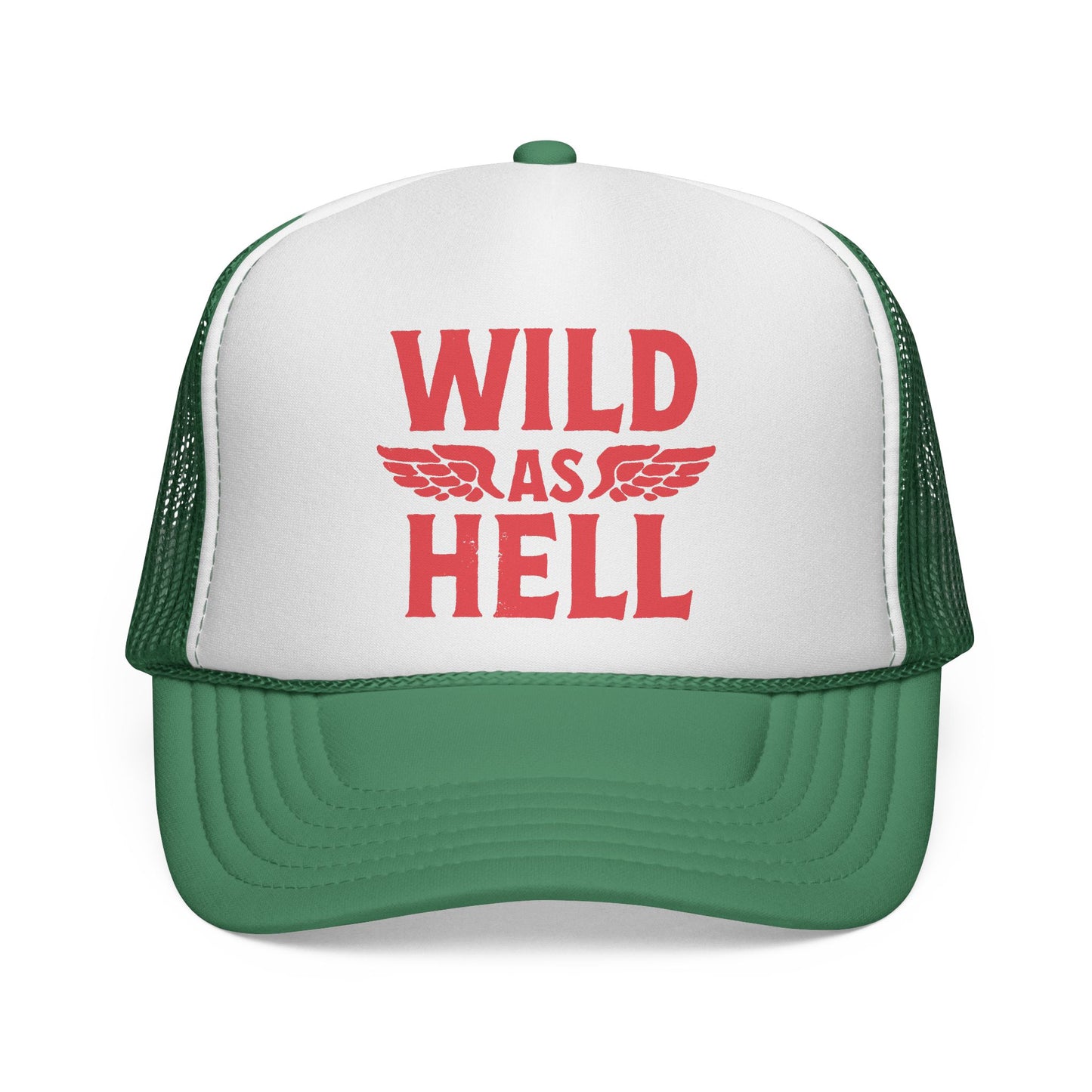 Wild as Hell Trucker Hat, Otto Trucker Cap, Country Girl Hats, Country Boy Hats, Country Saying Hats, Funny Trucker Hat, Bachelor Party Hat