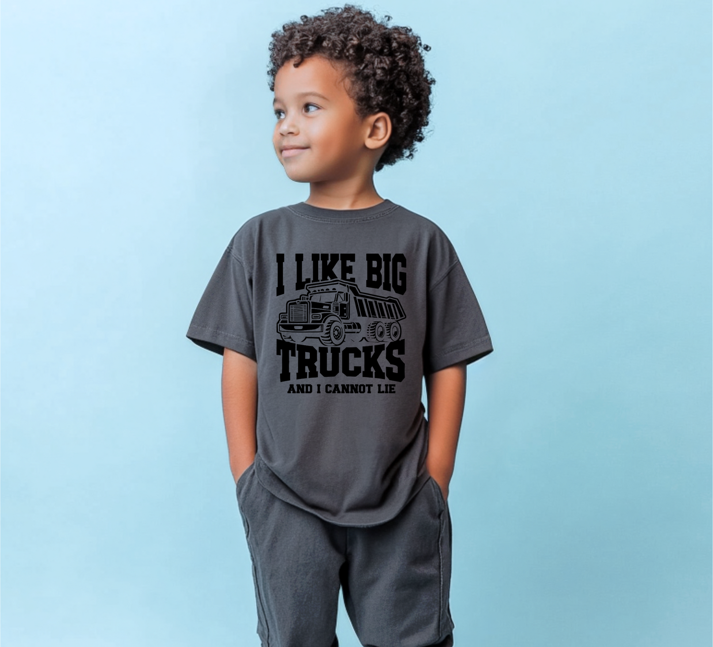 I Like Big Trucks Kids Comfort Colors® Tee