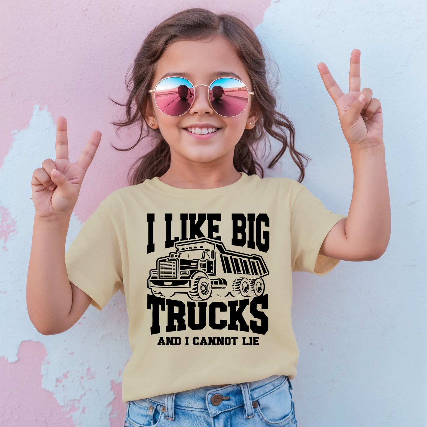 I Like Big Trucks Kids Comfort Colors® Tee