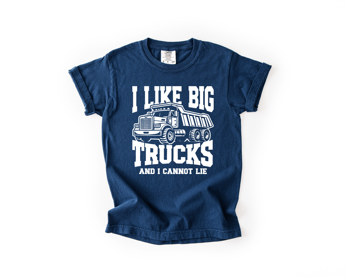 I Like Big Trucks Kids Comfort Colors® Tee