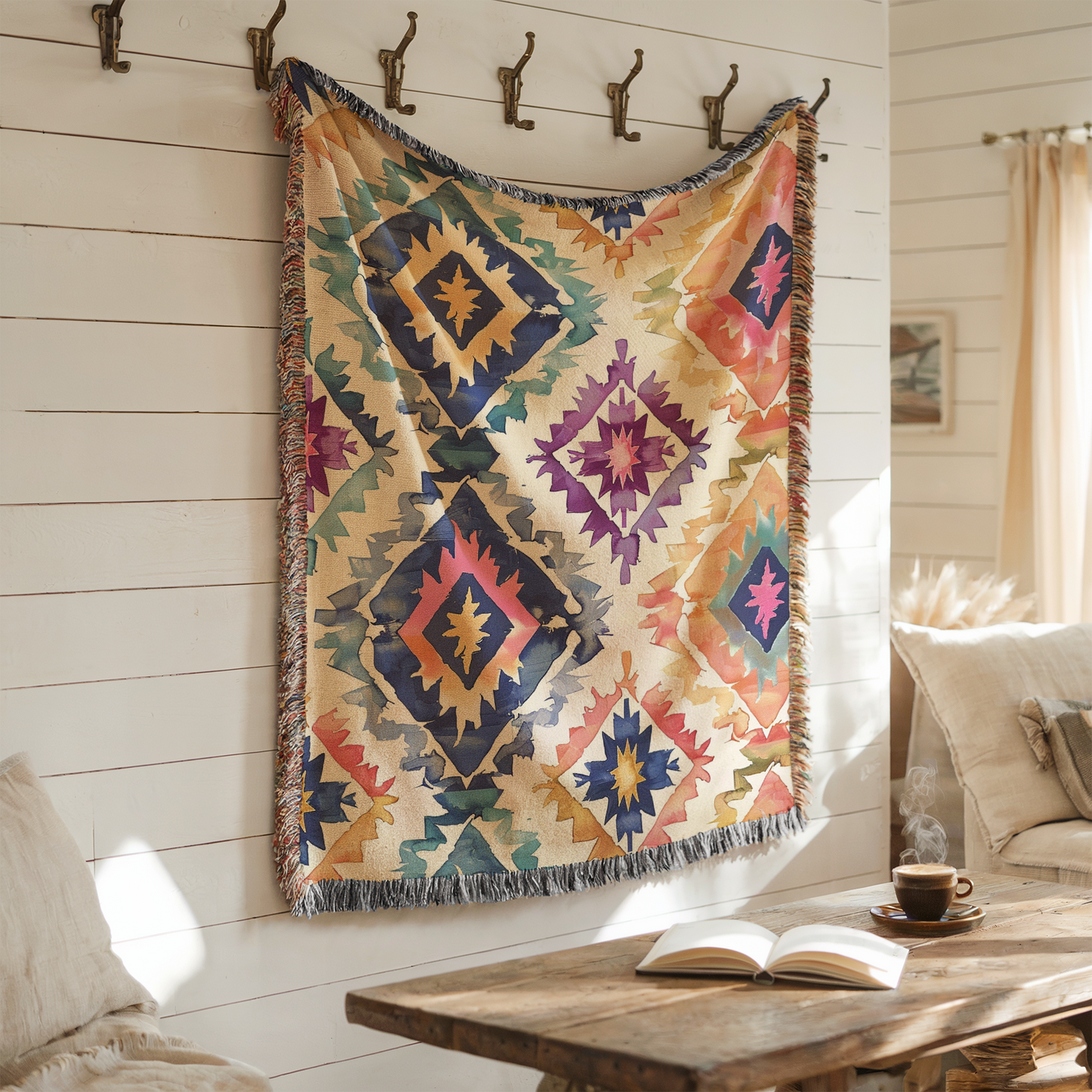 Southwestern Woven Throw Blanket
