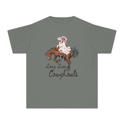 Youth Cowboy Tee, Fun Graphic Tee, Kids Western Shirt, Unique Gift for Young Riders, Birthday Apparel, Western-Themed Clothing
