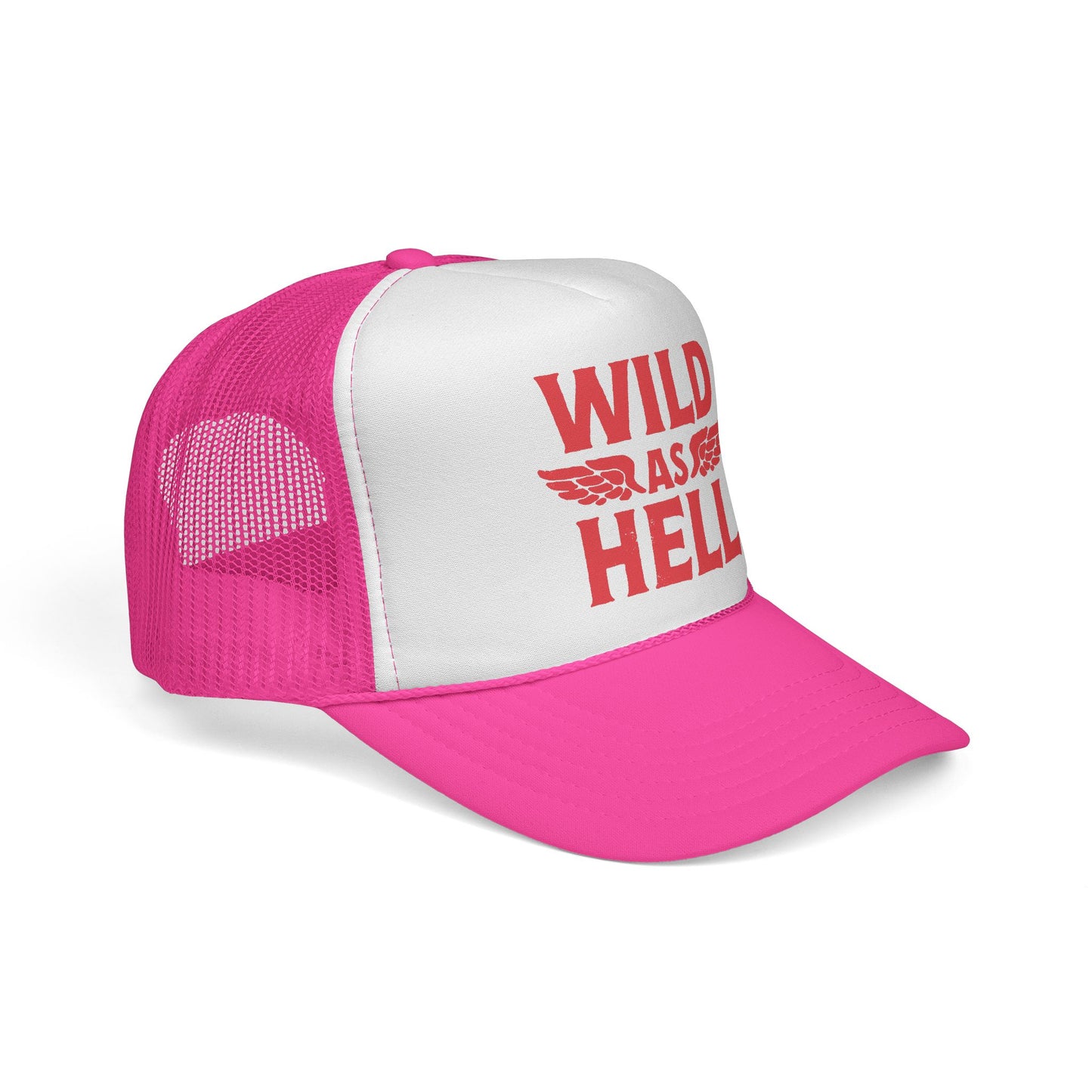 Wild as Hell Trucker Hat, Otto Trucker Cap, Country Girl Hats, Country Boy Hats, Country Saying Hats, Funny Trucker Hat, Bachelor Party Hat