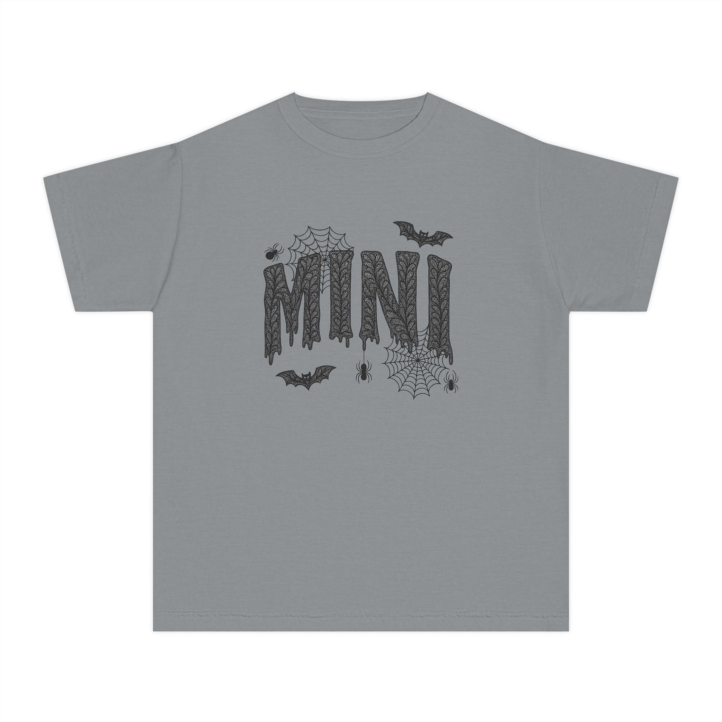 Mini Halloween Youth Tee, Spooky T-Shirt for Kids, Trick or Treat Shirt, Halloween Costume Tee, Casual Halloween Wear