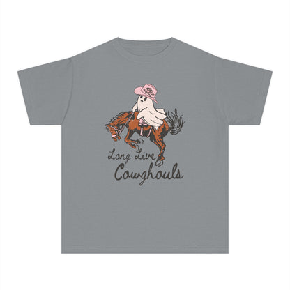 Youth Cowboy Tee, Fun Graphic Tee, Kids Western Shirt, Unique Gift for Young Riders, Birthday Apparel, Western-Themed Clothing