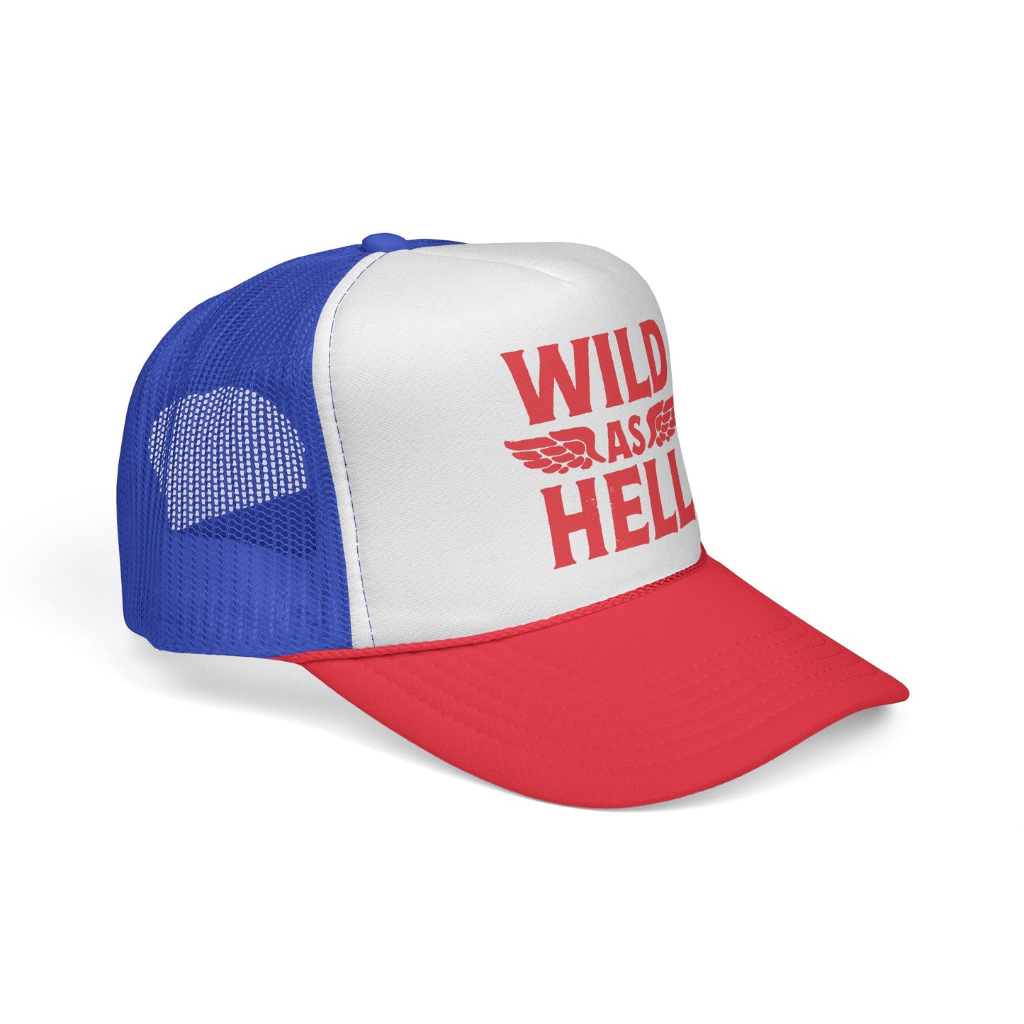Wild as Hell Trucker Hat, Otto Trucker Cap, Country Girl Hats, Country Boy Hats, Country Saying Hats, Funny Trucker Hat, Bachelor Party Hat