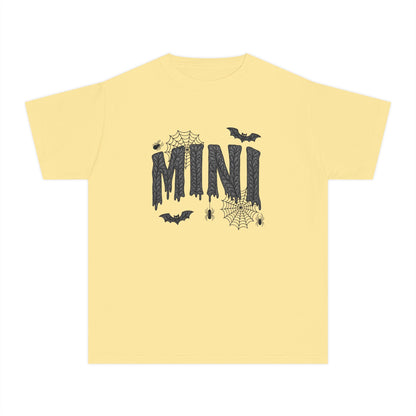 Mini Halloween Youth Tee, Spooky T-Shirt for Kids, Trick or Treat Shirt, Halloween Costume Tee, Casual Halloween Wear