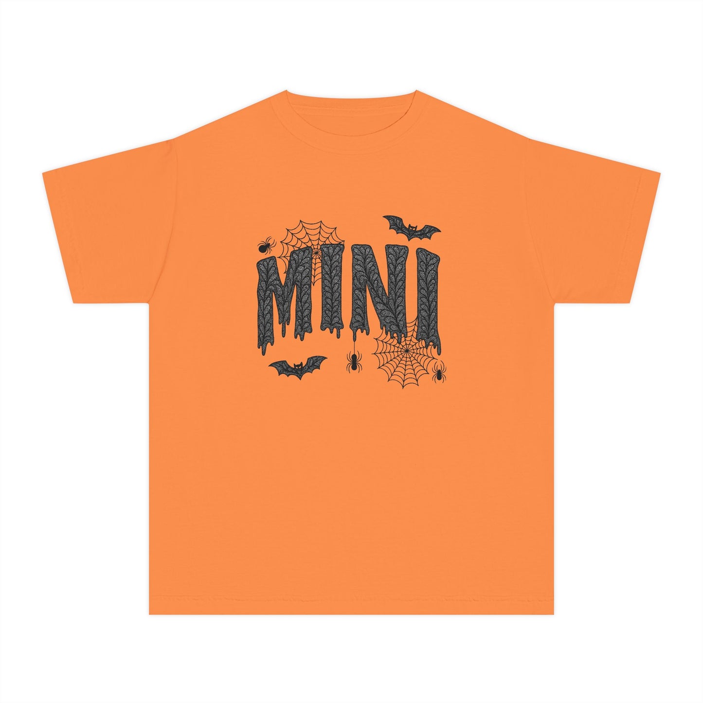 Mini Halloween Youth Tee, Spooky T-Shirt for Kids, Trick or Treat Shirt, Halloween Costume Tee, Casual Halloween Wear
