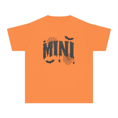 Mini Halloween Youth Tee, Spooky T-Shirt for Kids, Trick or Treat Shirt, Halloween Costume Tee, Casual Halloween Wear