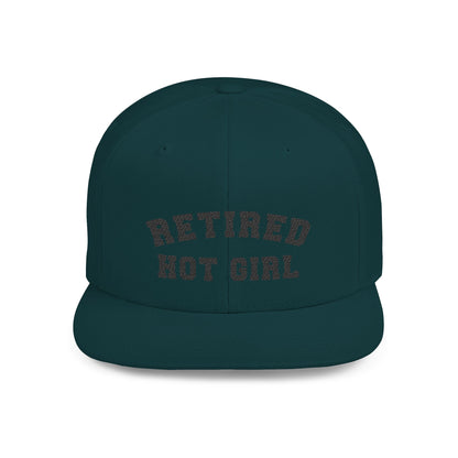 Retired Hot Girl Embroidered Cap | Funny Mom Life Hat in Multiple Colors