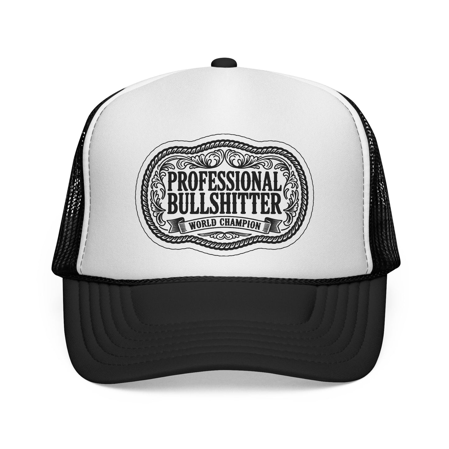 Professional Bullshitter Trucker Hat, Otto Trucker Cap, Funny Hats For Men, Adult Humor Gifts, Blue Collar Trucker Hats, Blue Collar Quote