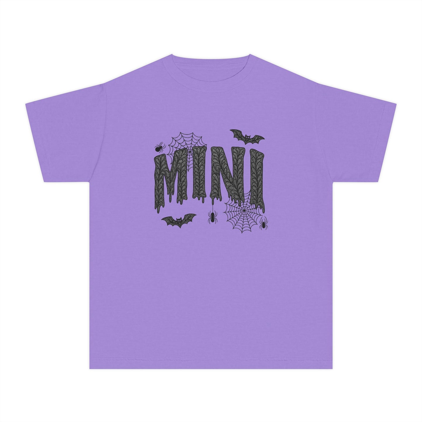 Mini Halloween Youth Tee, Spooky T-Shirt for Kids, Trick or Treat Shirt, Halloween Costume Tee, Casual Halloween Wear