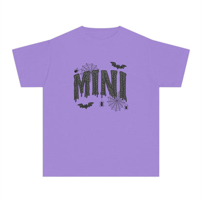 Mini Halloween Youth Tee, Spooky T-Shirt for Kids, Trick or Treat Shirt, Halloween Costume Tee, Casual Halloween Wear