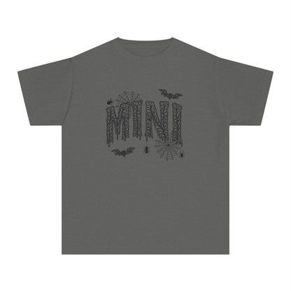 Mini Halloween Youth Tee, Spooky T-Shirt for Kids, Trick or Treat Shirt, Halloween Costume Tee, Casual Halloween Wear