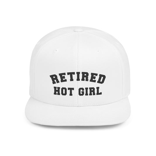 Retired Hot Girl Embroidered Cap | Funny Mom Life Hat in Multiple Colors