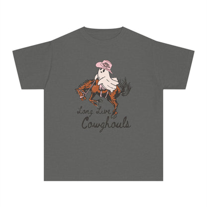 Youth Cowboy Tee, Fun Graphic Tee, Kids Western Shirt, Unique Gift for Young Riders, Birthday Apparel, Western-Themed Clothing