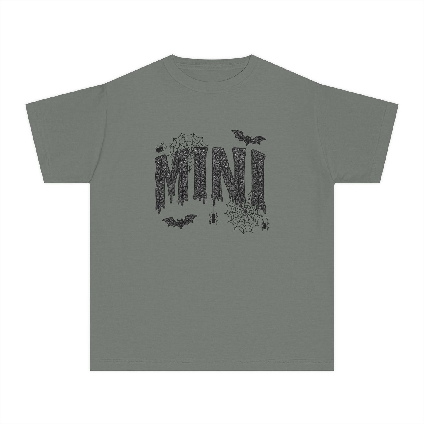 Mini Halloween Youth Tee, Spooky T-Shirt for Kids, Trick or Treat Shirt, Halloween Costume Tee, Casual Halloween Wear