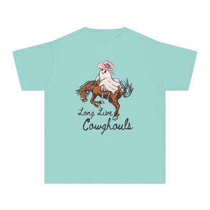 Youth Cowboy Tee, Fun Graphic Tee, Kids Western Shirt, Unique Gift for Young Riders, Birthday Apparel, Western-Themed Clothing