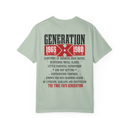 Generation X Adult Unisex Tee