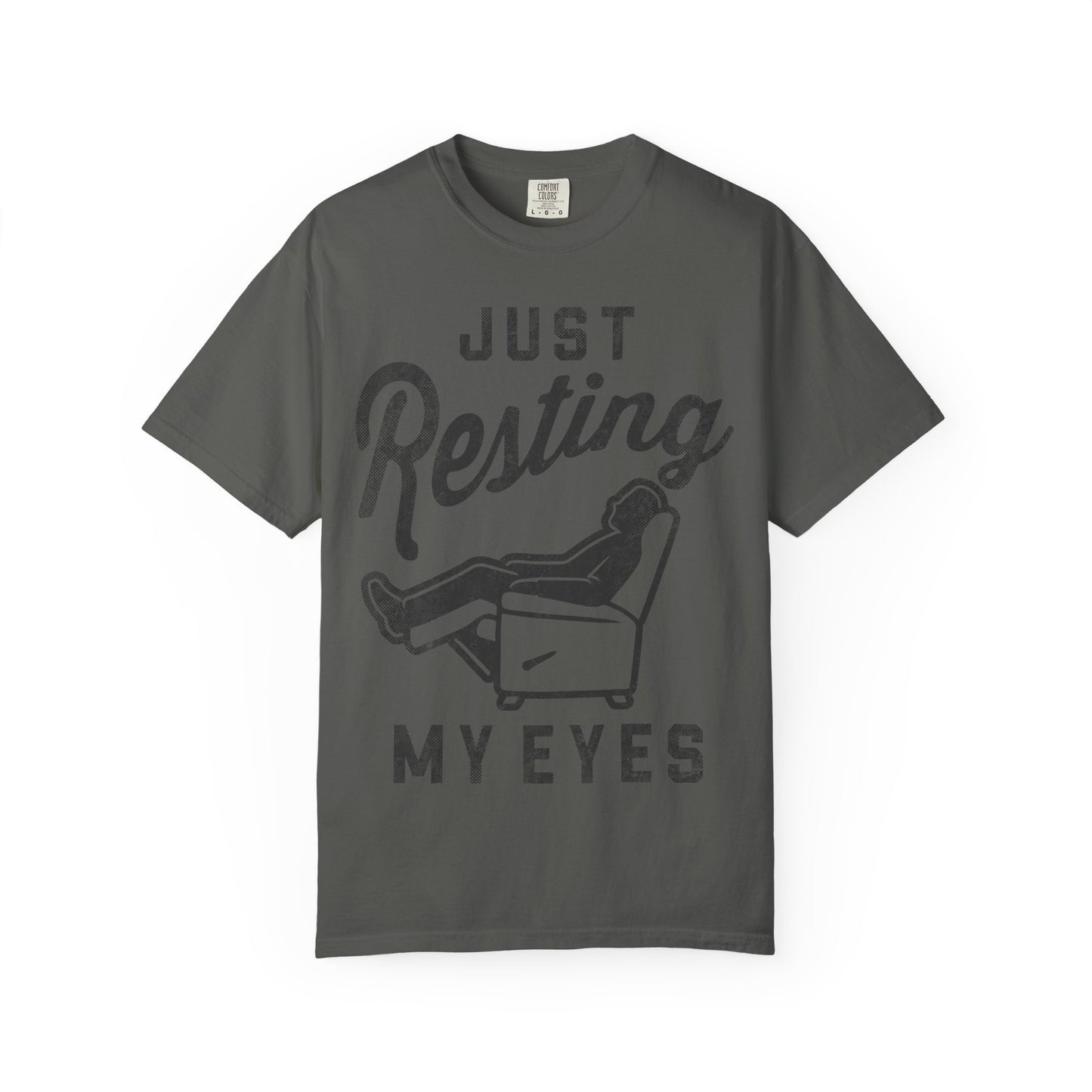 Resting My Eyes T-Shirt - Relaxed Fit Unisex Garment-Dyed Tee for Casual Comfort, Gift for Naps, Home Relaxation, Birthday Parties, [...]