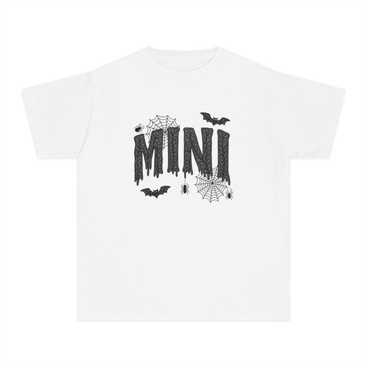 Mini Halloween Youth Tee, Spooky T-Shirt for Kids, Trick or Treat Shirt, Halloween Costume Tee, Casual Halloween Wear