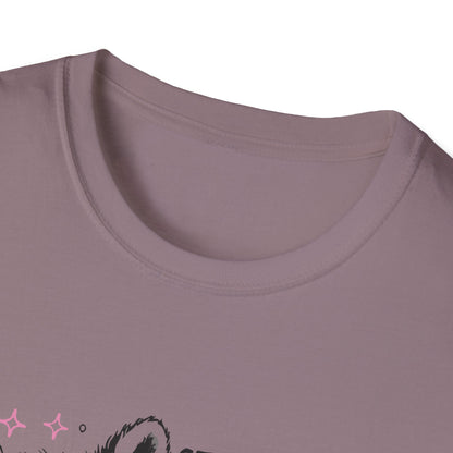 Funny Raccoon T-Shirt: 'Strawberry Jams' Graphic Tee, Humor Shirt, Unisex Casual Wear, Gift for Animal Lovers, Birthday Gift