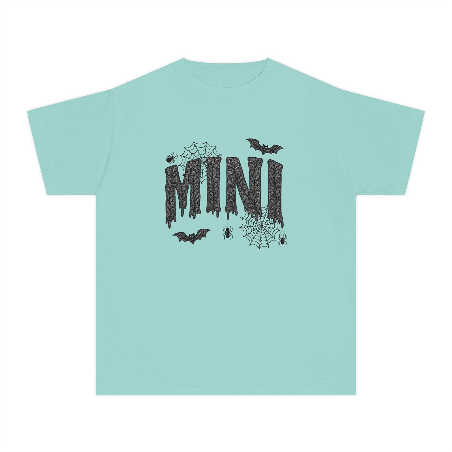 Mini Halloween Youth Tee, Spooky T-Shirt for Kids, Trick or Treat Shirt, Halloween Costume Tee, Casual Halloween Wear
