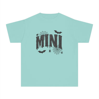 Mini Halloween Youth Tee, Spooky T-Shirt for Kids, Trick or Treat Shirt, Halloween Costume Tee, Casual Halloween Wear