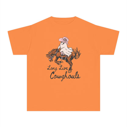 Youth Cowboy Tee, Fun Graphic Tee, Kids Western Shirt, Unique Gift for Young Riders, Birthday Apparel, Western-Themed Clothing