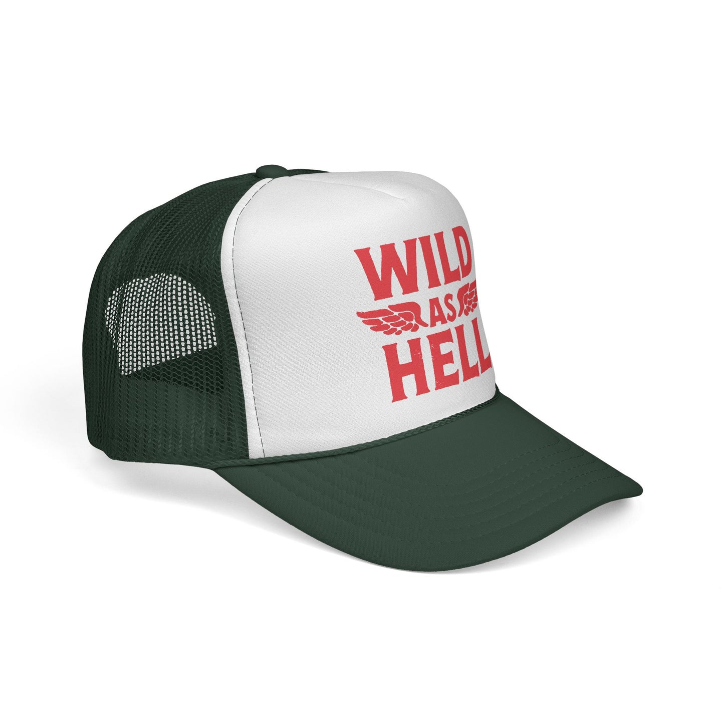 Wild as Hell Trucker Hat, Otto Trucker Cap, Country Girl Hats, Country Boy Hats, Country Saying Hats, Funny Trucker Hat, Bachelor Party Hat