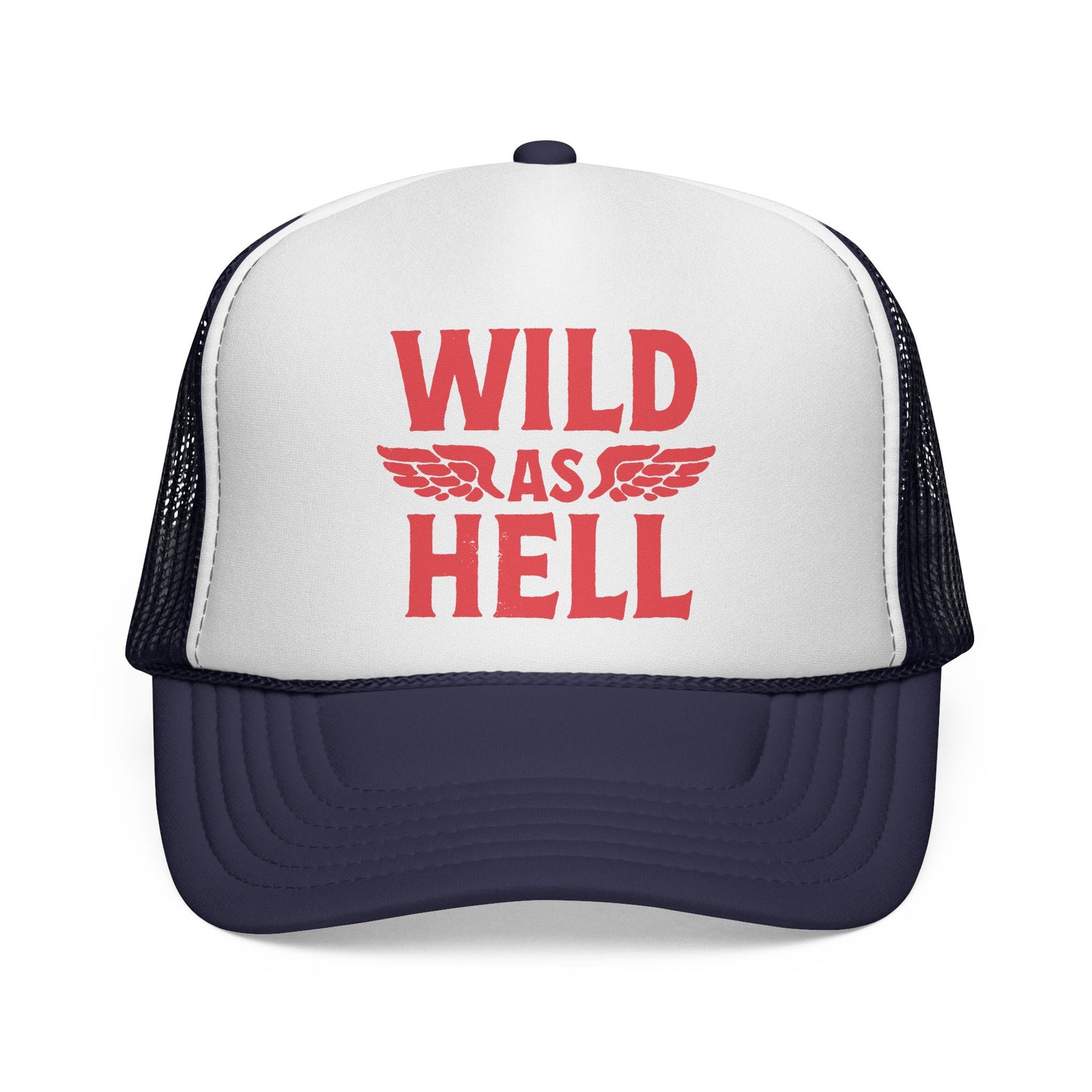 Wild as Hell Trucker Hat, Otto Trucker Cap, Country Girl Hats, Country Boy Hats, Country Saying Hats, Funny Trucker Hat, Bachelor Party Hat