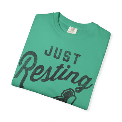 Resting My Eyes T-Shirt - Relaxed Fit Unisex Garment-Dyed Tee for Casual Comfort, Gift for Naps, Home Relaxation, Birthday Parties, [...]