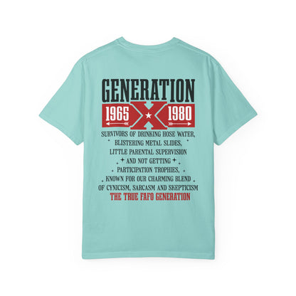 Generation X Adult Unisex Tee