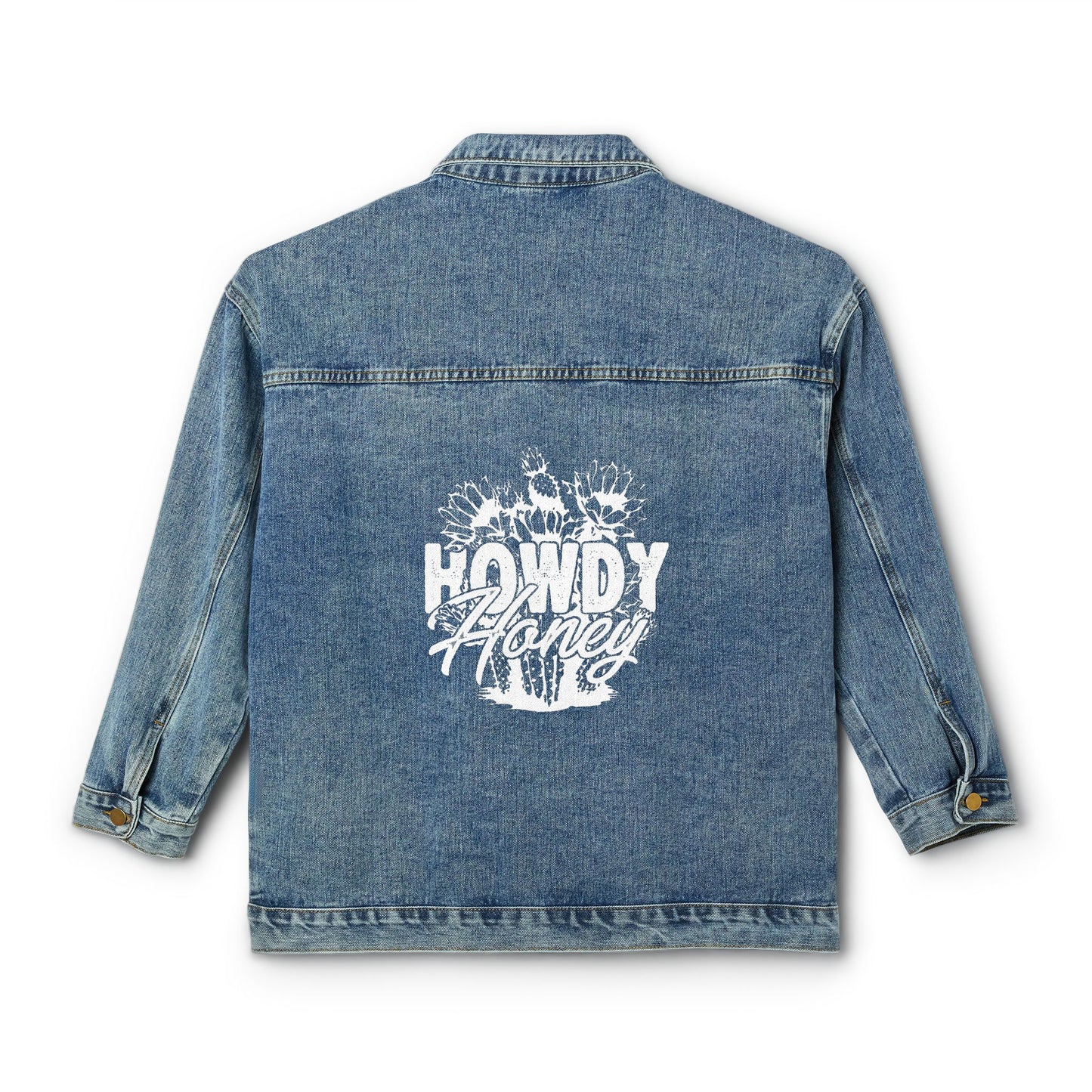 Howdy Honey Women's Denim Jacket, Trendy Jean Jacket, Casual Wear, Gift for Her, Spring Style
