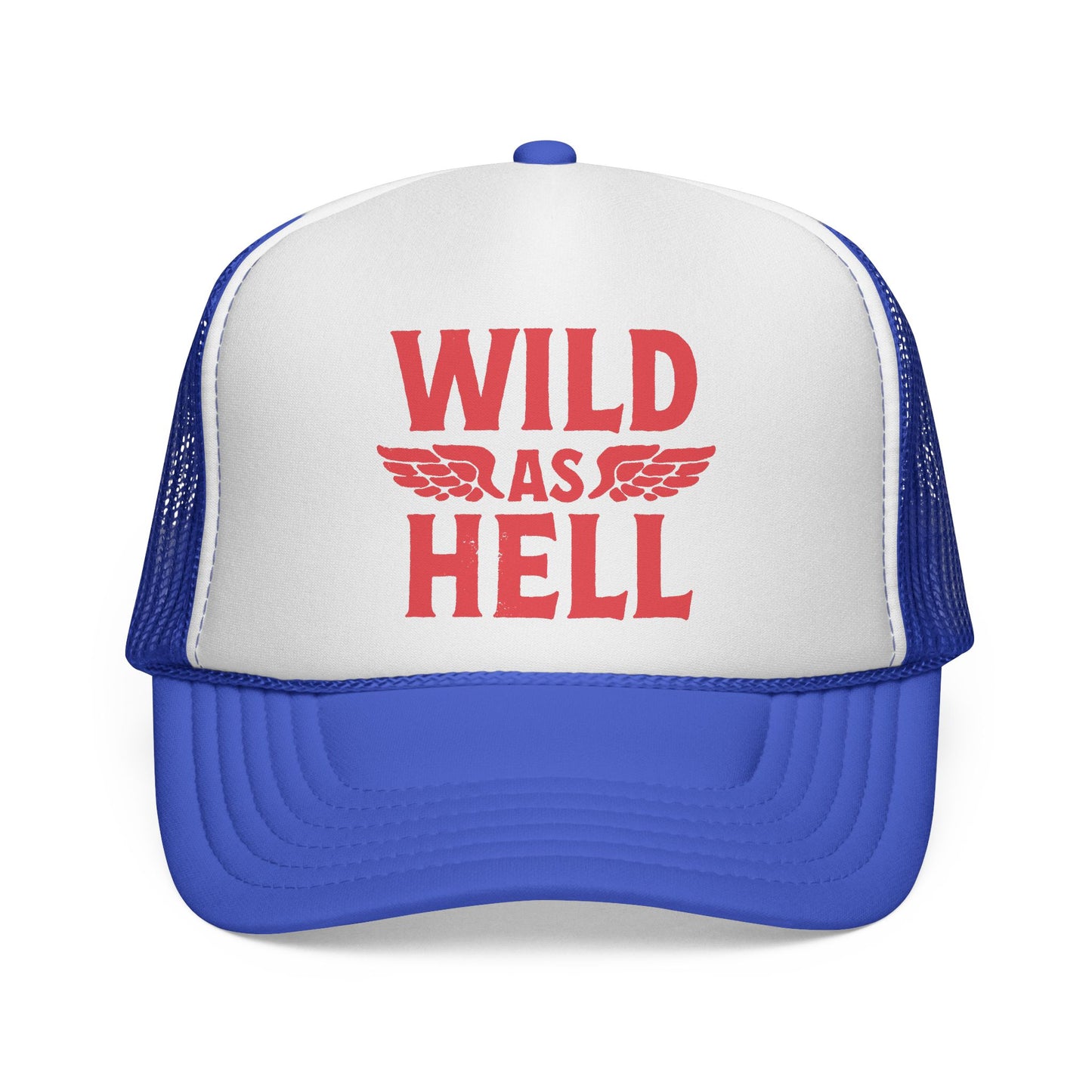 Wild as Hell Trucker Hat, Otto Trucker Cap, Country Girl Hats, Country Boy Hats, Country Saying Hats, Funny Trucker Hat, Bachelor Party Hat