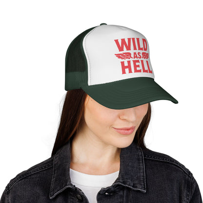 Wild as Hell Trucker Hat, Otto Trucker Cap, Country Girl Hats, Country Boy Hats, Country Saying Hats, Funny Trucker Hat, Bachelor Party Hat